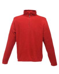 Regatta TRF549 Micro Zip Neck Fleece Jacket - Red