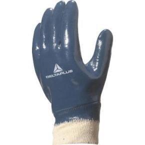 Guanti Da Lavoro Delta Plus Ni155, Rivestimento Completo In Nitrile, Taglia M
