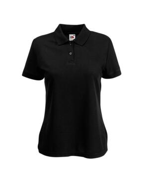 Fruit Of The Loom SS212 - Ladies Polo Shirt - Black