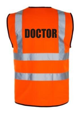 Hi-Vis DOCTOR Vest - Orange