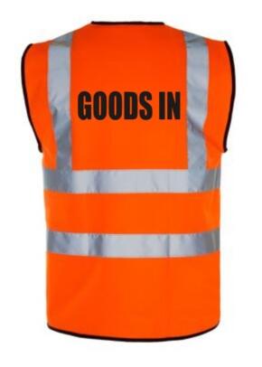 Hi-Vis GOODS IN Vest - Orange