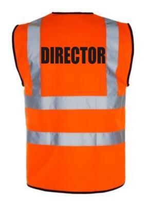 Hi-Vis DIRECTOR Vest - Orange