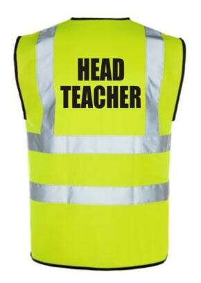 Hi-Vis HEAD TEACHER Vest - Yellow