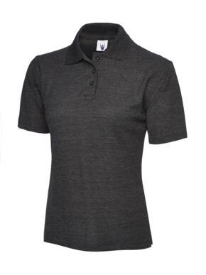 Uneek UC106 - Ladies Pique Polo Shirt 220gsm - Charcoal