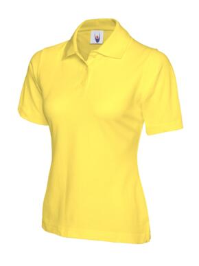 Uneek UC106 - Ladies Pique Polo Shirt 220gsm - Yellow