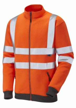 LEO SS03 Libbaton - Hi-Vis Ecoviz Track Top - Orange