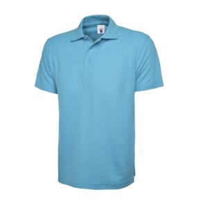 Uneek UC101 - Classic Pique Polo Shirt 220gsm - Sky Blue