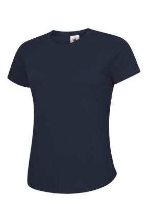 Uneek UC316 - Ladies Ultra Cool Tee Shirt 140gsm - Navy Blue