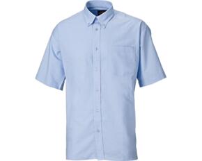Dickies SH64250 Mens Oxford Short Sleeve Shirt - Light Blue