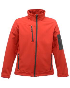Regatta TRA674 Arcola - 3 Layer Softshell Jacket - Classic Red