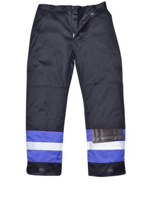 Portwest FR56 - Bizflame FR Contrast Trousers - Navy Blue / Royal Blue