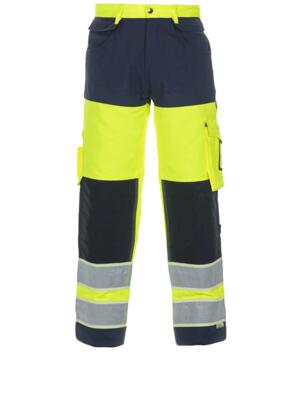 Hydrowear HiVis Glow in the Dark Trousers - Yellow / Navy Blue
