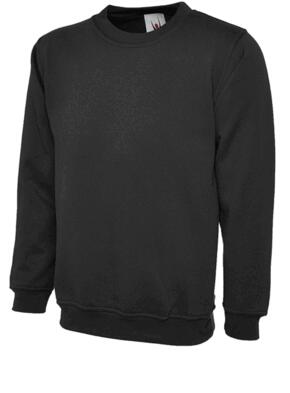 Uneek UX3 - Olympic Value Sweatshirt 280gsm - Black