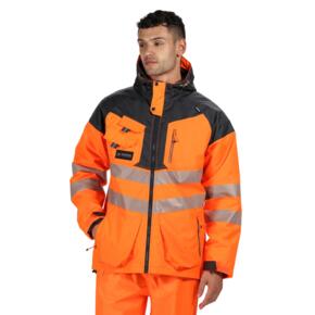 Regatta Tactical HiVis Parka Jacket - Orange