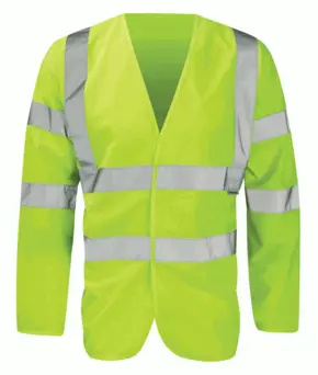 Orbit HVJ03 - Hi-Vis Sleeved Waistcoat - Yellow