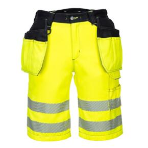 Portwest PW343 - Hi-Vis Holster Shorts - Yellow