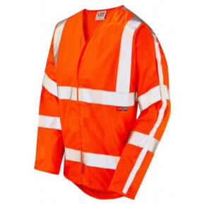 LEO S17 Meshaw - Hi-Vis Ecoviz LFS/AS Sleeved Waistcoat - Orange
