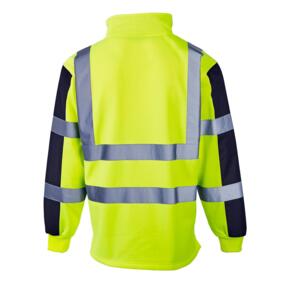 SUPERTOUCH HIVIS 2 TONE RUGBY SHIRT - Yellow / Navy