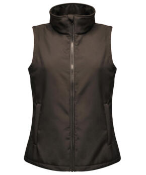 Regatta TRA845 Ablaze Womens Softshell Bodywarmer - Black / Black