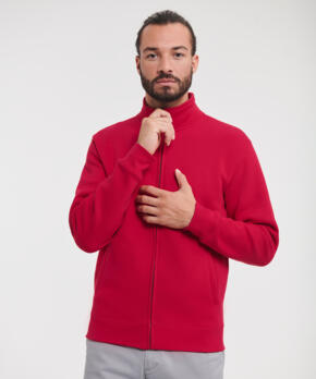 RUSSELL AUTHENTIC SWEATSHIRT JACKET - Classic Red