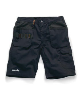 SCRUFFS TRADE FLEX HOLSTER SHORTS - Black