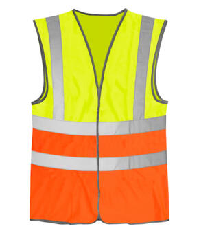 Orbit HVW03TT - Hi-Vis Two Tone Waistcoat - Yellow/Orange