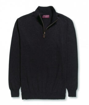 Brook Taverner 7898 Dallas – 1/4 zip Jumper - Black