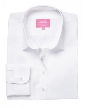 Brook Taverner 2359 Albany – Classic Oxford Ladies Shirt - White
