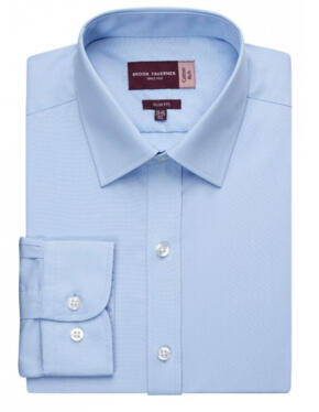 Brook Taverner 7640 Alba - Slim Fit Shirt - Blue