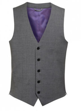 Brook Taverner 1074 Busso - Mens Waistcoat - Light Grey