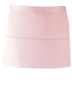 PREMIER PR155 - COLOURED 3-POCKET APRON - Pink