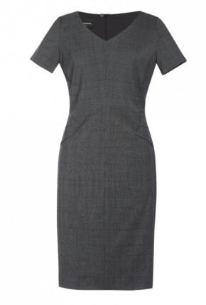 Brook Taverner 2347 Diamante - Dress - Grey Check