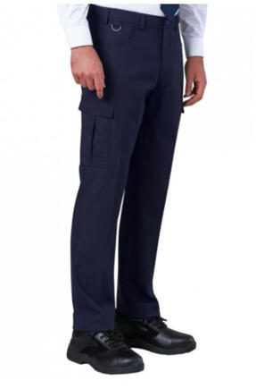 Brook Taverner Tours Tailored Fit Cargo Trouser - Navy