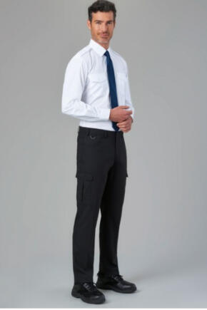Brook Taverner 8968 Tours – Tailored Fit Cargo Trouser - Black