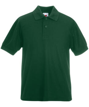 Fruit of the Loom SS417 - Childrens Polo - Bottle Green