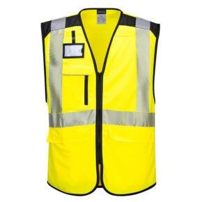 Portwest PW309 - Hi-Vis Executive Vest - Yellow / Black