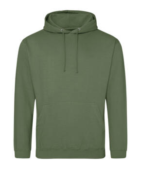 AWD JH001 - College Hooded Sweatshirt - Earthy Green