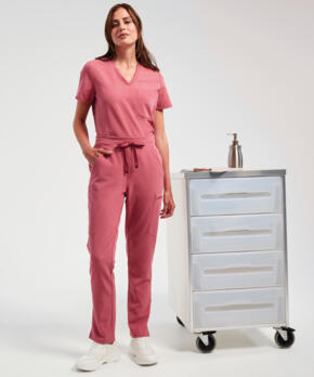 Premier NN600 Women’s Relentless Onna-stretch cargo pants - Calm Pink