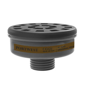 Portwest P906 - A2 Gas Filter for P516 mask - (Pk6) - Black