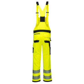 Portwest PW344 - Hi-Vis Bib and Brace - Yellow / Black