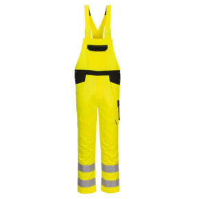 Portwest PW244 - Hi-Vis Bib and Brace - Yellow / Black