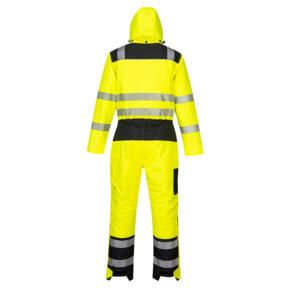 Portwest PW352 - Winter Coverall - Yellow / Black