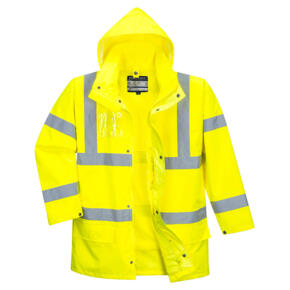 Portwest S765 - Hi-Vis 5-in-1 Essential Parka Jacket - Yellow