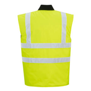 Portwest S469 - Hi-Vis Reversible Bodywarmer - Yellow