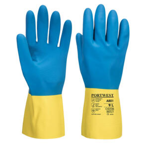 Portwest Double Dipped Latex Gauntlet - A801