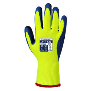 Portwest Duo-Therm Glove - A185 - Yellow / Royal