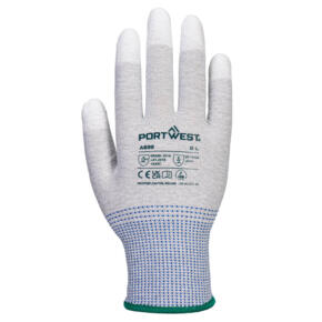 Portwest MR13 ESD PU Fingertip Glove (Pk12) - A698