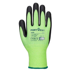 Portwest Green Cut Glove - Nitrile Foam - A645