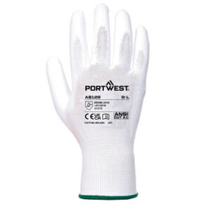 Portwest PU Palm Glove (288 Pairs) - AB129 - White