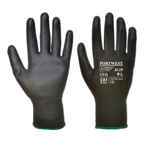 Portwest PU Palm Glove - Carton (480 Pairs) - A129 Black